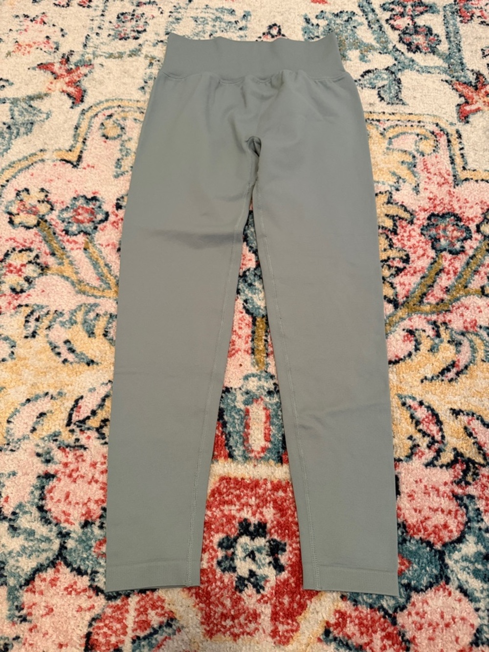 High-Waist teal grey Leggings